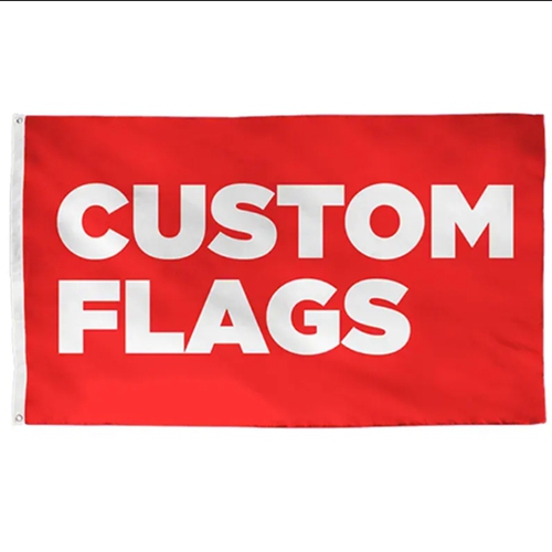 Custom polyester flag banner with low MOQ